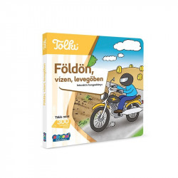 Tolki interaktív könyv-Földön, vízen, levegőben Interaktív könyv Tolki