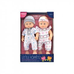 Baba, 25 cm fürdethető ikerpár Csecsemő baba Dolls World