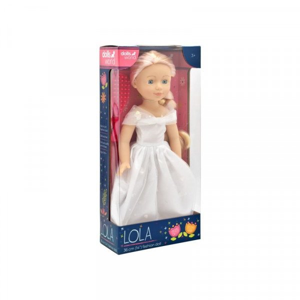 Baba, Lola, 36cm, puha testű, fésülhető