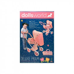 Deluxe babakocsi 70x34x67 cm Baba, babakocsi Dolls World