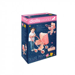 Deluxe babakocsi 70x34x67 cm Baba, babakocsi Dolls World