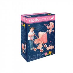 Deluxe babakocsi 70x34x67 cm Baba, babakocsi Dolls World
