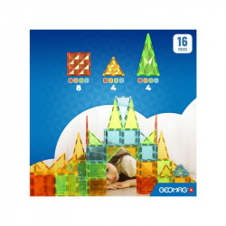Geomag Magnetic Tiles Gems 16 Építőjáték Geomag