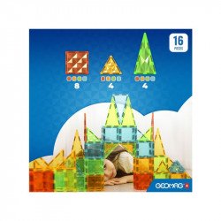 Geomag Magnetic Tiles Gems 16 Építőjáték Geomag