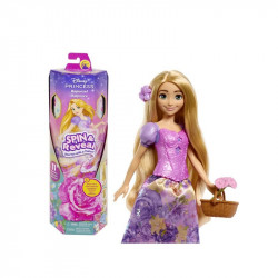 Disney hercegnők - varázslatos meglepetés baba - Aranyhaj Baba, babakocsi Mattel