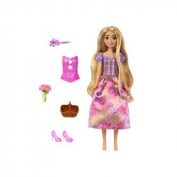 Disney hercegnők - varázslatos meglepetés baba - Aranyhaj Baba, babakocsi Mattel