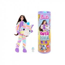 Barbie cutie reveal meglepetés baba - zebra Baba, babakocsi Mattel