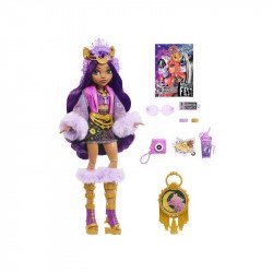 Monster High monster mulatság baba - Clawdeen Baba, babakocsi Mattel