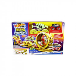 Hot wheels Monster Trucks power smasher hajsza pályaszett Autópálya, parkolóház Hot Wheels