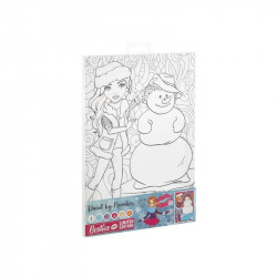 Fess számok szerint vászonkép, 29,7x19,5 cm, 2 féle Festés, színezés, rajzolás Grafix