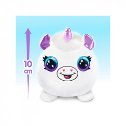 Airbrush Plush, színezhető állatok, meglepetés mini plüss, 6 féle