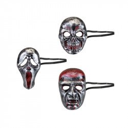 Halloween álarcok, 3 féle Jelmez kiegészítők Nincs
