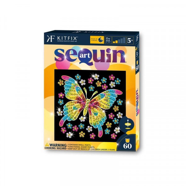 KitFix Sequin Art 60 - Pillangó