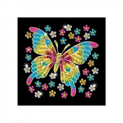 KitFix Sequin Art 60 - Pillangó
