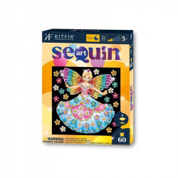 KitFix Sequin Art 60 - Hercegnő Kreatív készlet Sequin Art