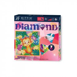 KitFix Sequin Art - Majom Kreatív készlet Sequin Art