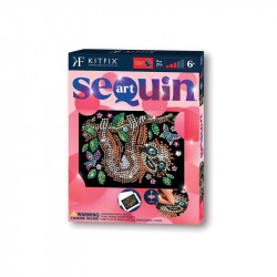 KitFix Sequin Art Red - Lajhár Kreatív készlet Sequin Art