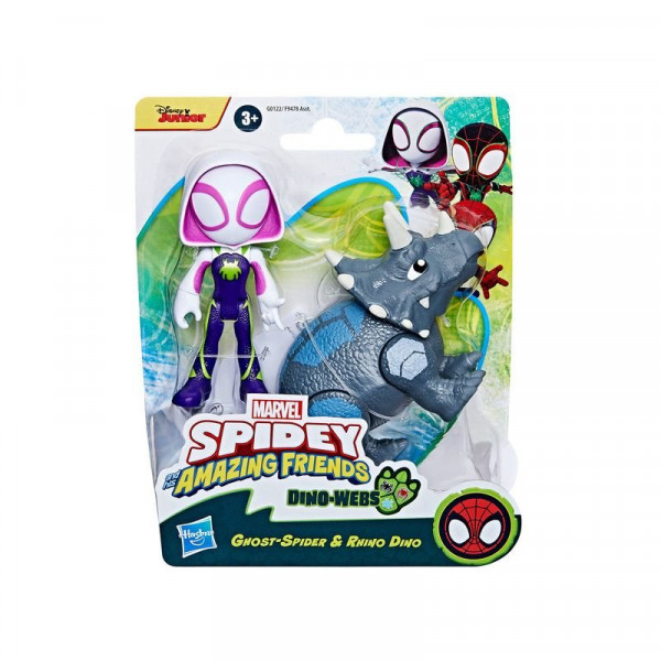 Spidey és barátai dínós szuperhős figura