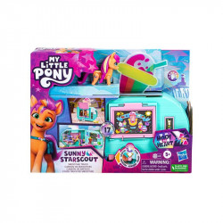 Én kicsi Pónim Sunny starscout és smoothie-s kocsi Mesefigura Hasbro