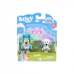 Bluey Figura Dupla Csomag Űrlények Bluey And Chloe Mesefigura Nincs