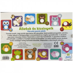 Állatok és kicsinyeik memóriajáték Memória