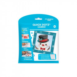Diamond Dotz Quick Dotz képkészítő Hóember Kreatív készlet Diamond Dotz