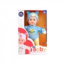 Zenélő altató baba cumival, 25 cm