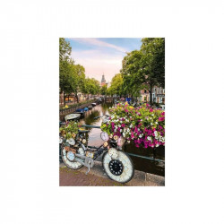 Puzzle 1000 db - Bicikli Amszterdamban