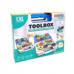 Szerszámosláda - láncok és fogaskerekek Építőjáték Nincs