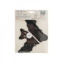 Halloween fűzér denevéres 3m