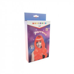 Halloween paróka göndör 50cm - többféle