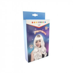 Halloween paróka göndör 50cm - többféle