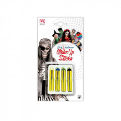Halloween arcfestő stift 4db Jelmez kiegészítők Nincs