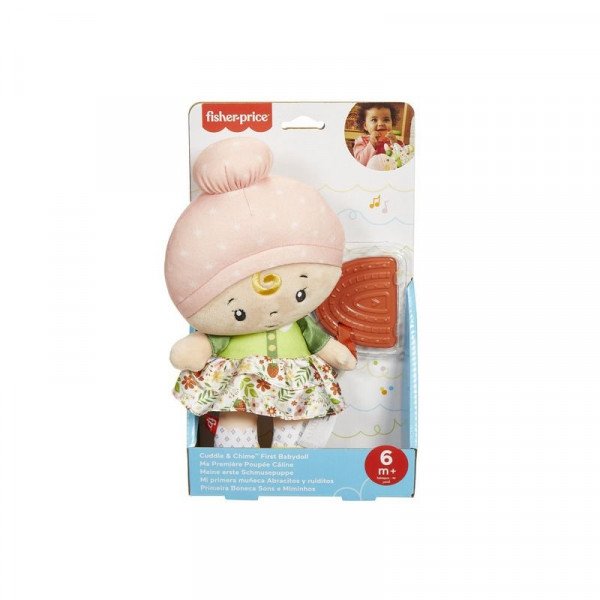 Fisher-Price ölelnivaló baba szivárvány rágókával