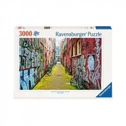 Puzzle 3000 db - Utca művészet Amszterdam 3000+ darabos puzzle Ravensburger