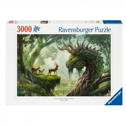 Puzzle 3000 db - Erdei sárkány 3000+ darabos puzzle Ravensburger