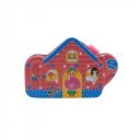 Házikó alakú fém persely, 4 féle