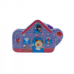 Házikó alakú fém persely, 4 féle