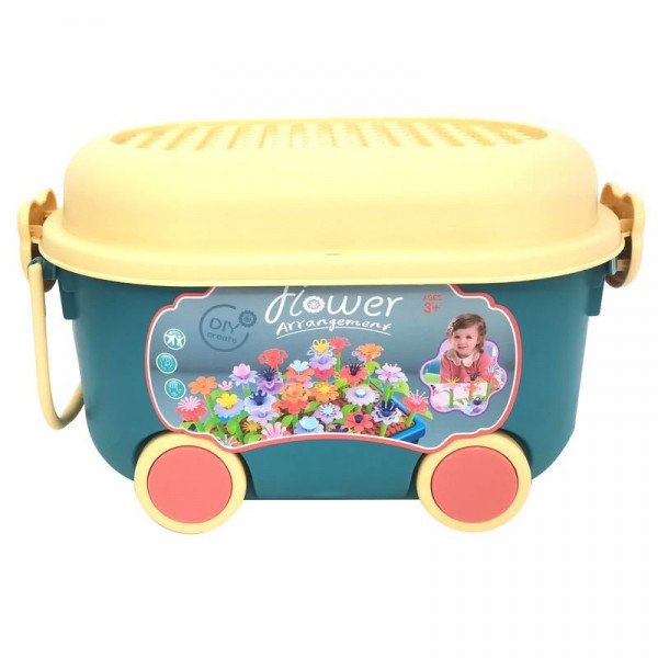 Virág építőjáték 88 db