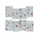 Csillogó matricaalbum, 2 féle