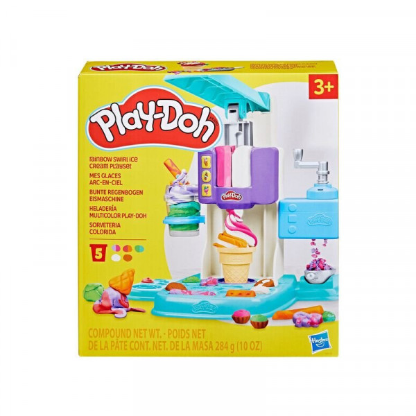 Play-doh szivárványos csavaros fagyi készlet