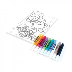 Üvegmatrica karácsonyi dekor készlet Üveg- és textilfesték Nincs