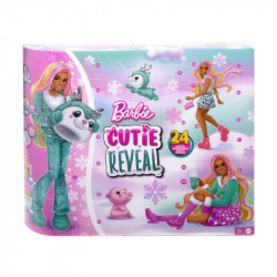 Adventi naptár Barbie Cuti Reveal baba kiegészítőkkel Baba, babakocsi Mattel