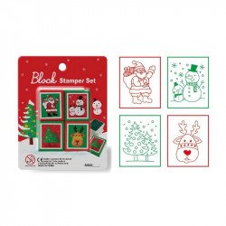 Nyomdakészlet karácsonyi 4db-os Gyurma
