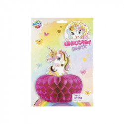 Unikornis parti dekoráció, 20 cm Party dekoráció Grafix
