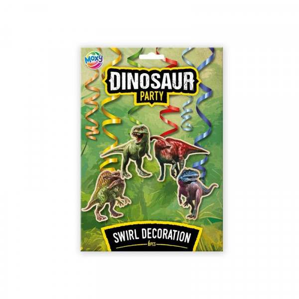 Dínós parti dekoráció, 3 db