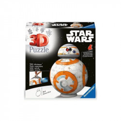 Puzzle 3D 99 db - BB8 3D puzzle Ravensburger
