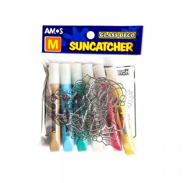 Festhető ablakdísz sablon, 6 db