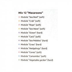 Szenzoros ortopéd szőnyeg  Macaronok Egyéb sporteszköz Nincs