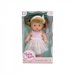 Lány baba cumisüveggel 30cm Csecsemő baba Nincs